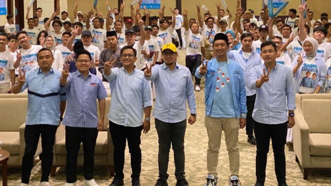 Relawan Kopi Hitam Kota Tangerang Selatan deklarasi dukung Prabowo-Gibran